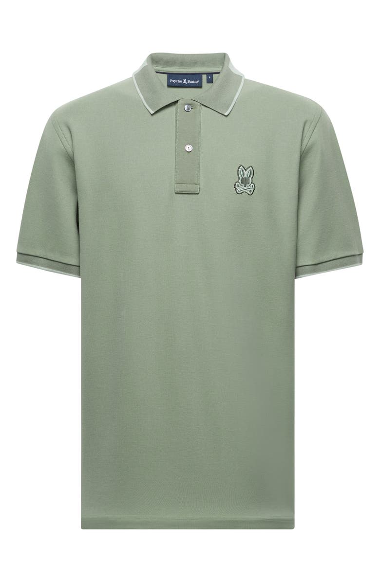 Psycho Bunny New Castle Slim Fit Piqué Polo, Alternate, color, Sea Spray