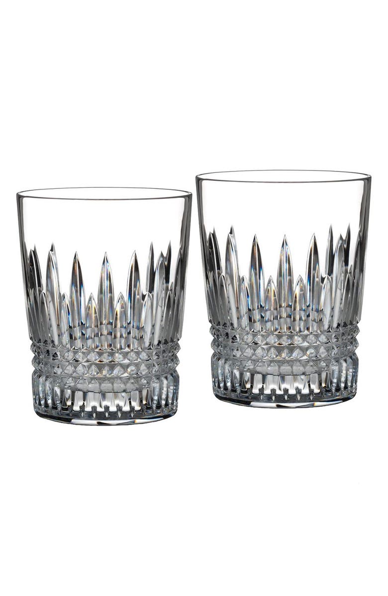 Waterford 'Lismore Diamond' Lead Crystal Tumblers, Main, color, Clear