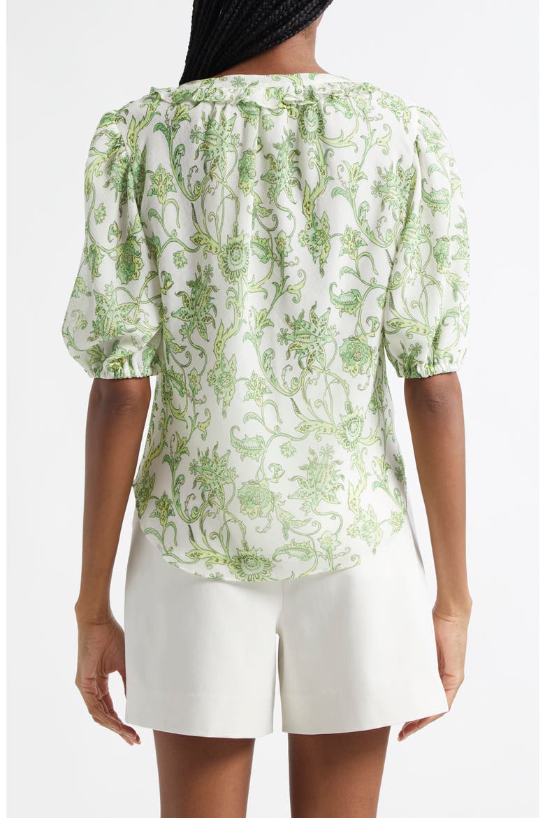 Ivy Paisley Top, Alternate, color, IVORY MULTI