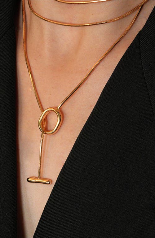 Rc Retro Chic Whispers Vine Necklace In Gold