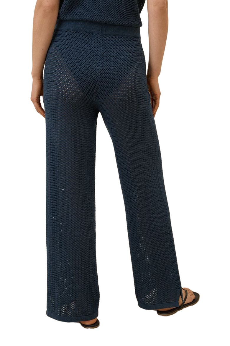 Beachside Linen Pant Made with Organic Cotton, Alternate, color, French Navy