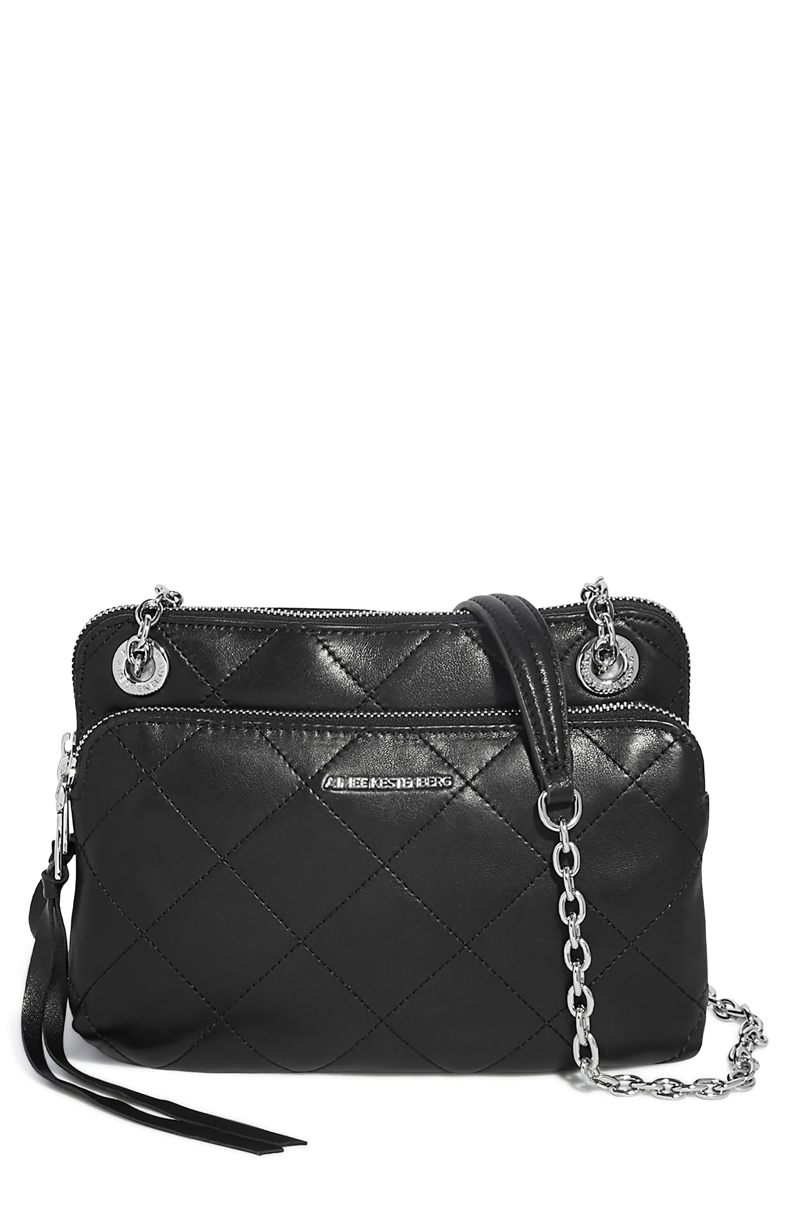 Aimee Kestenberg Maven Quilted Leather Crossbody Bag, Main, color, 