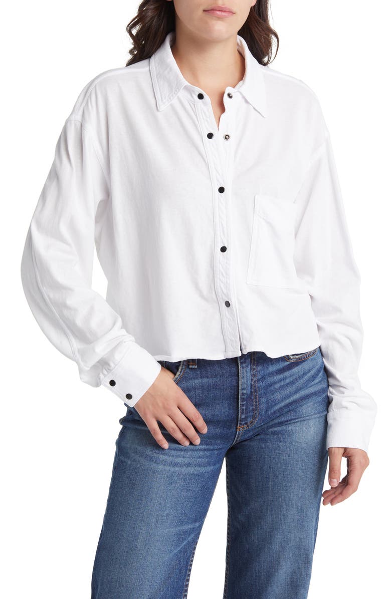 ASKK NY Crop Shirt, Main, color, 