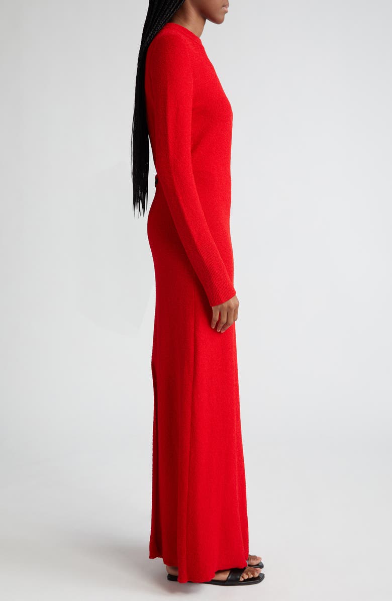 Proenza Schouler Lara Long Sleeve Bouclé Knit Convertible Dress, Alternate, color, 