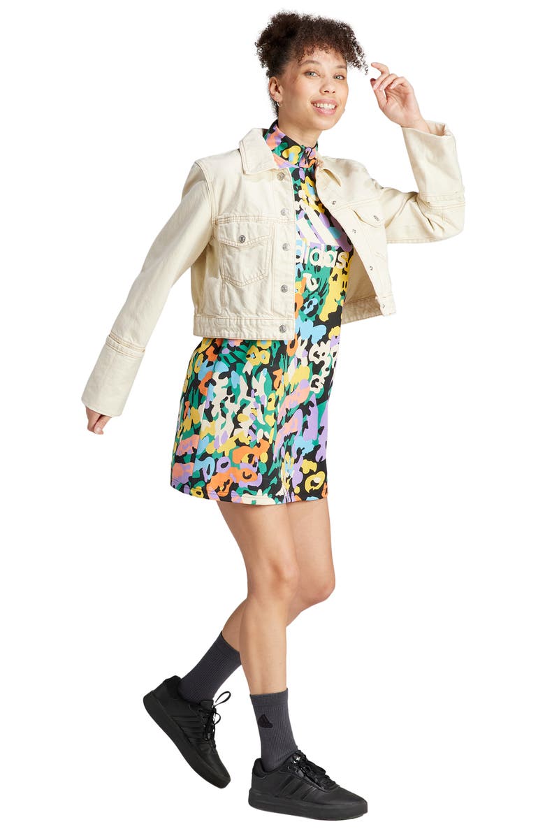 adidas Graphic T-Shirt Dress, Alternate, color, 