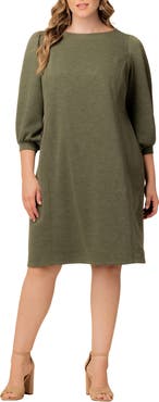 Kiyonna Madison Long Sleeve Sweater Dress