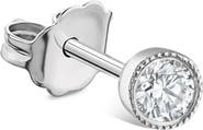 MARIA TASH Scalloped Diamond Stud Earring