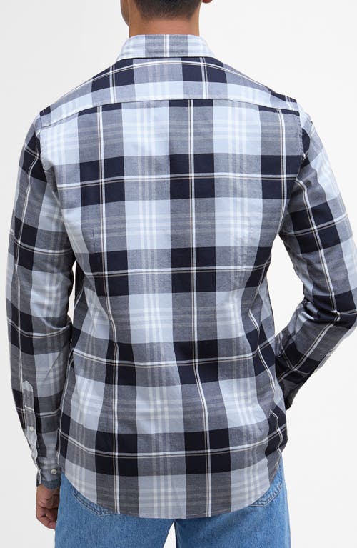 Barbour Edgar Plaid Button-down Shirt In Blue
