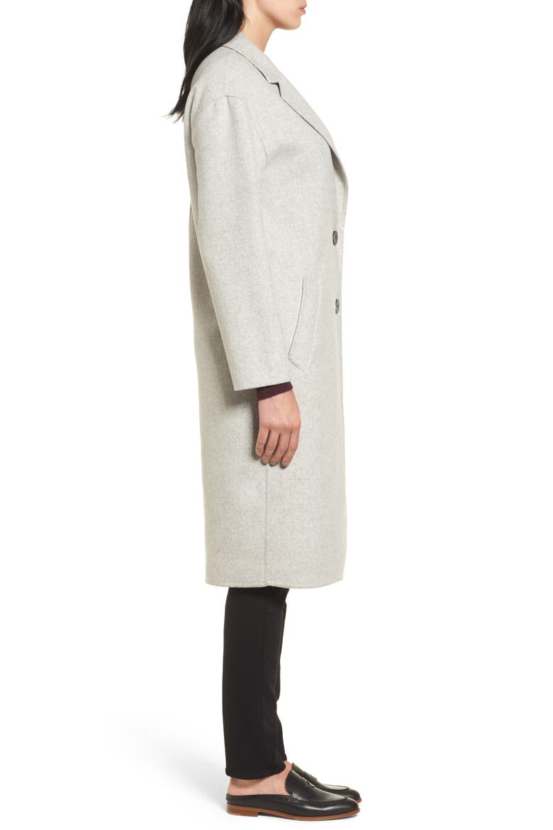 Clean Cocoon Peacoat, Alternate, color, GREY