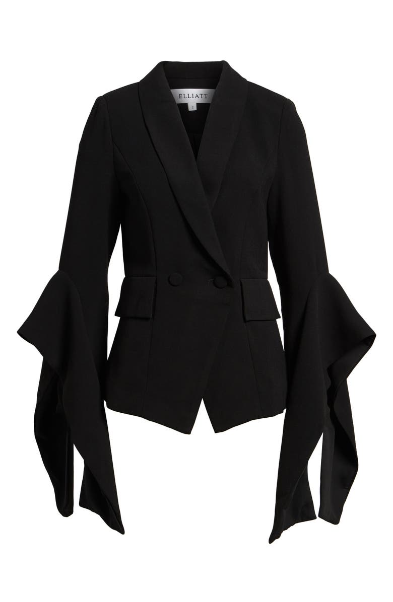 Elliatt Iris Embellished Cuff Blazer, Alternate, color, 