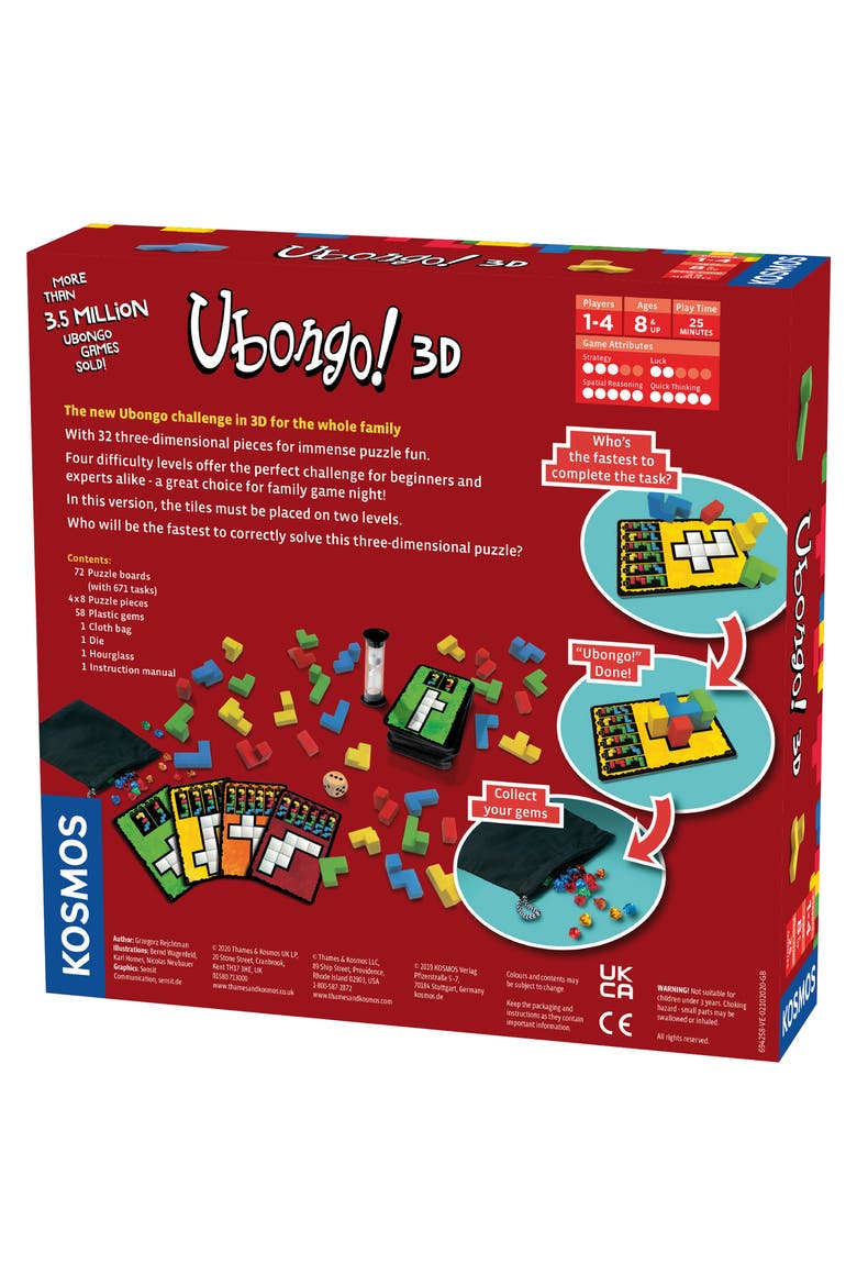Ubongo 3D Game, Alternate, color, MULTICOLORED
