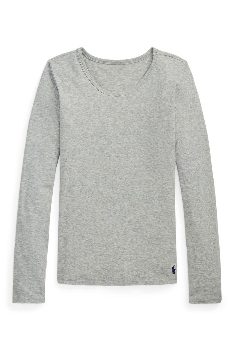 Baselayer Stretch Cotton T-Shirt, Alternate, color, HEATHER GREY