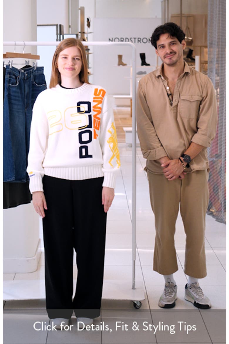 US Open® Collection Graphic Long Sleeve Cotton Sweater video