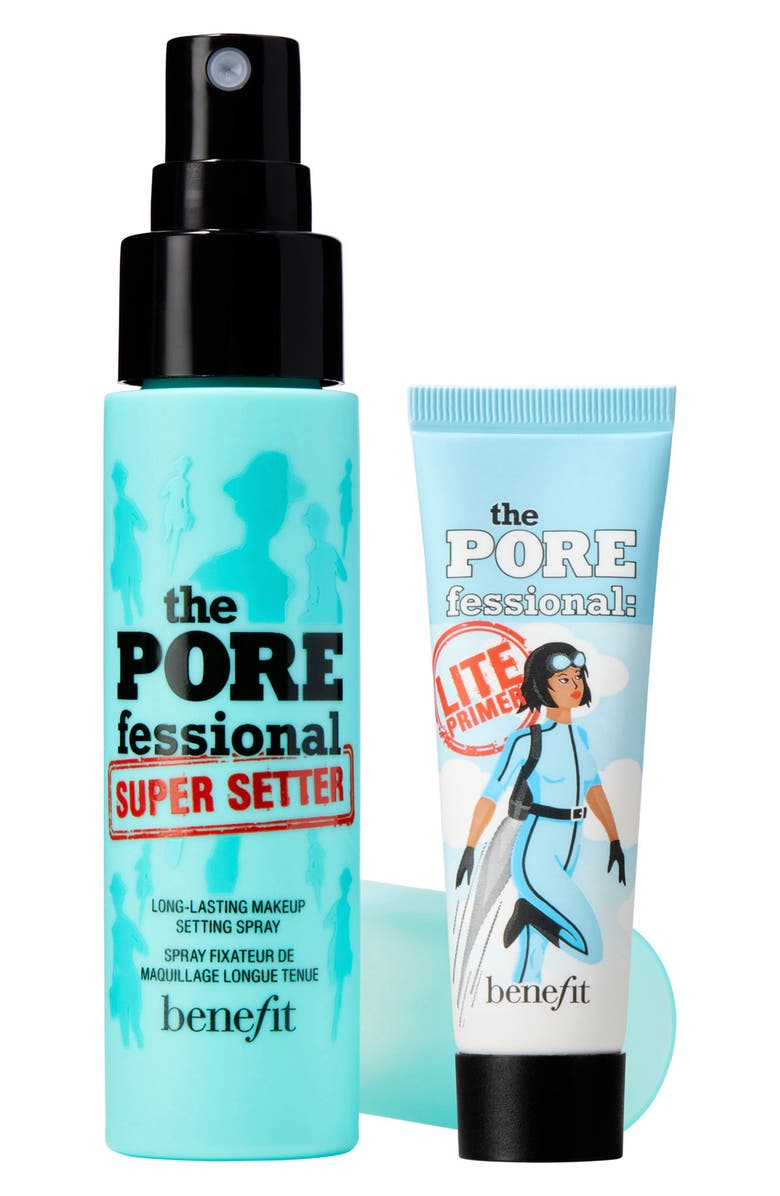 Benefit Cosmetics The POREfect Mini Pore Primer & Setting Spray Set USD $28 Value, Alternate, color, 