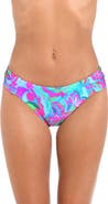 Sunshine 79 Swirltopia Shirred Side Bikini Bottoms