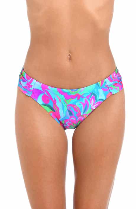 Sunshine 79 Swirltopia Shirred Side Bikini Bottoms
