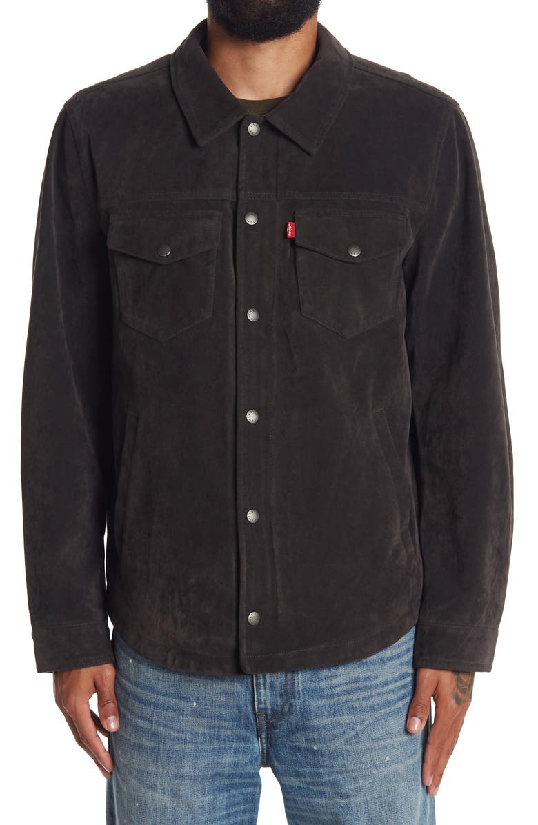 Levi's<sup>®</sup> Vintage Faux Suede Shacket, Alternate, color, 