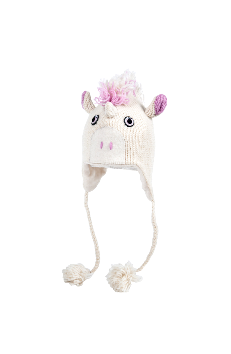 Nirvanna Designs Unicorn Hat, Main, color, White