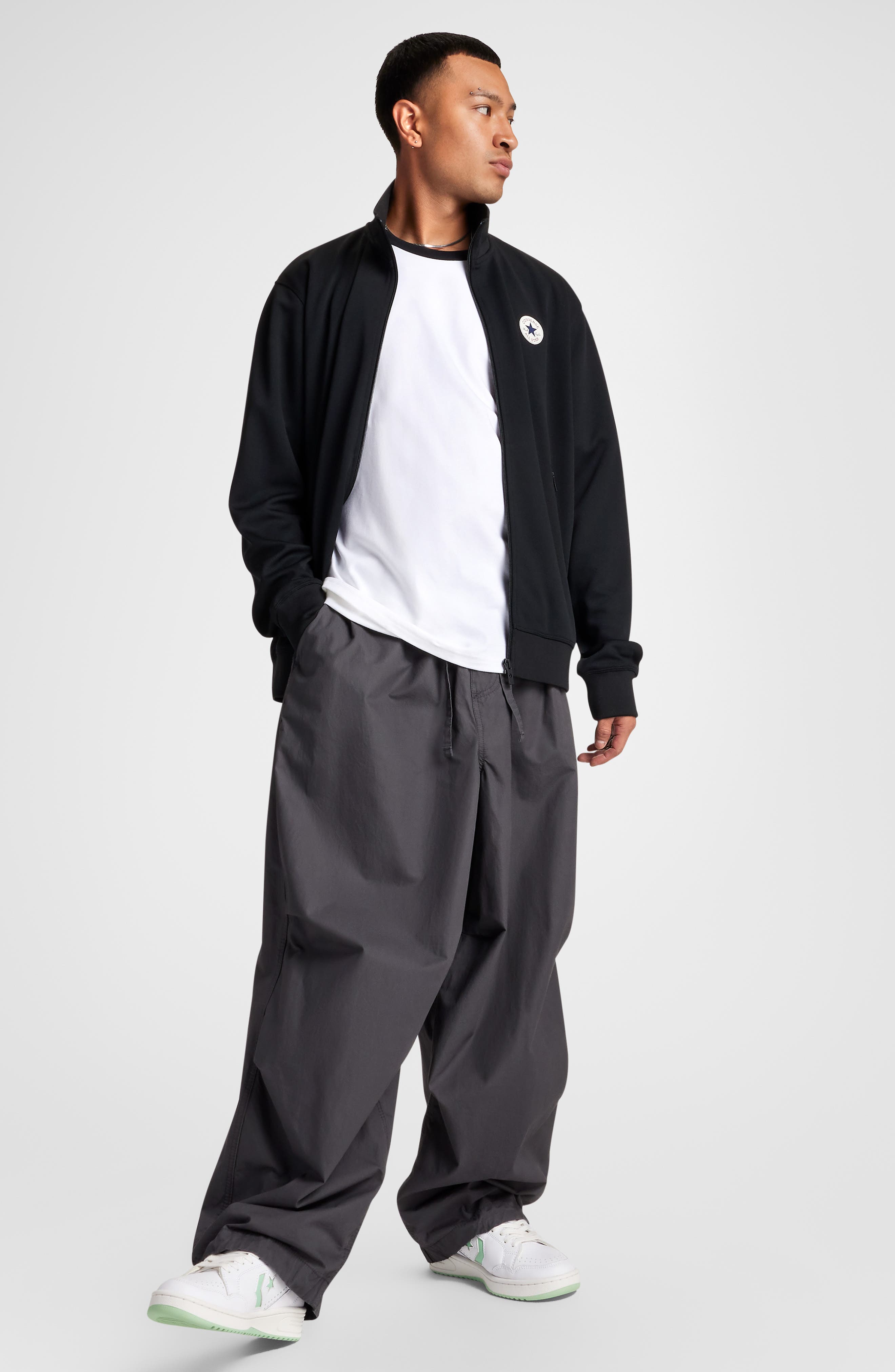 Converse Weapon Oxford Sneaker, Alternate, color, White/ White/ Sour Glow