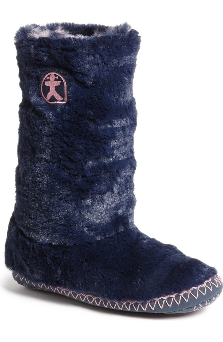BEDROOM ATHLETICS 'Sophia' Faux Fur Bootie Slipper, Main, color,