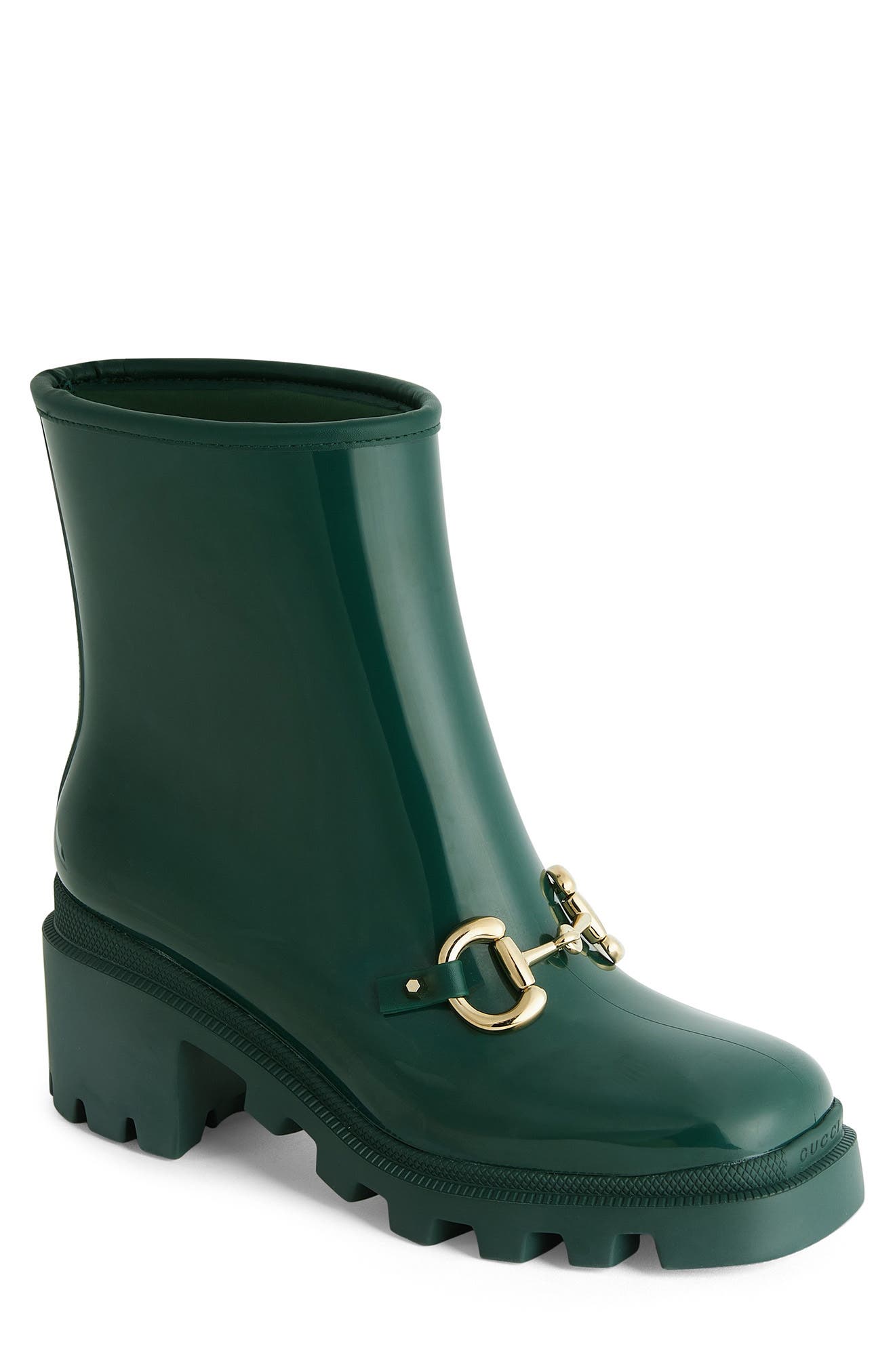 Trip Horsebit Rain Boot, Main, color, VINTAGE GREEN