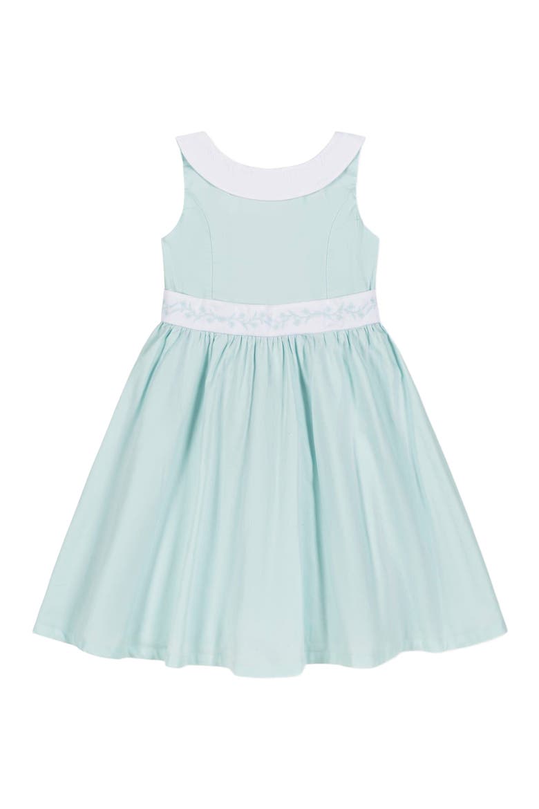 Girls' Organic Sateen Party Dress, Toddler, Alternate, color, Pale Green