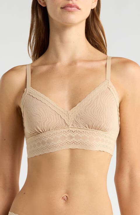 Allover Lace V-Neck Bralette