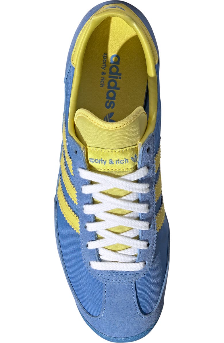 adidas x Sporty & Rich SL 72 Sneaker, Alternate, color, Reablu/ Lgtyel/ Ftwwht