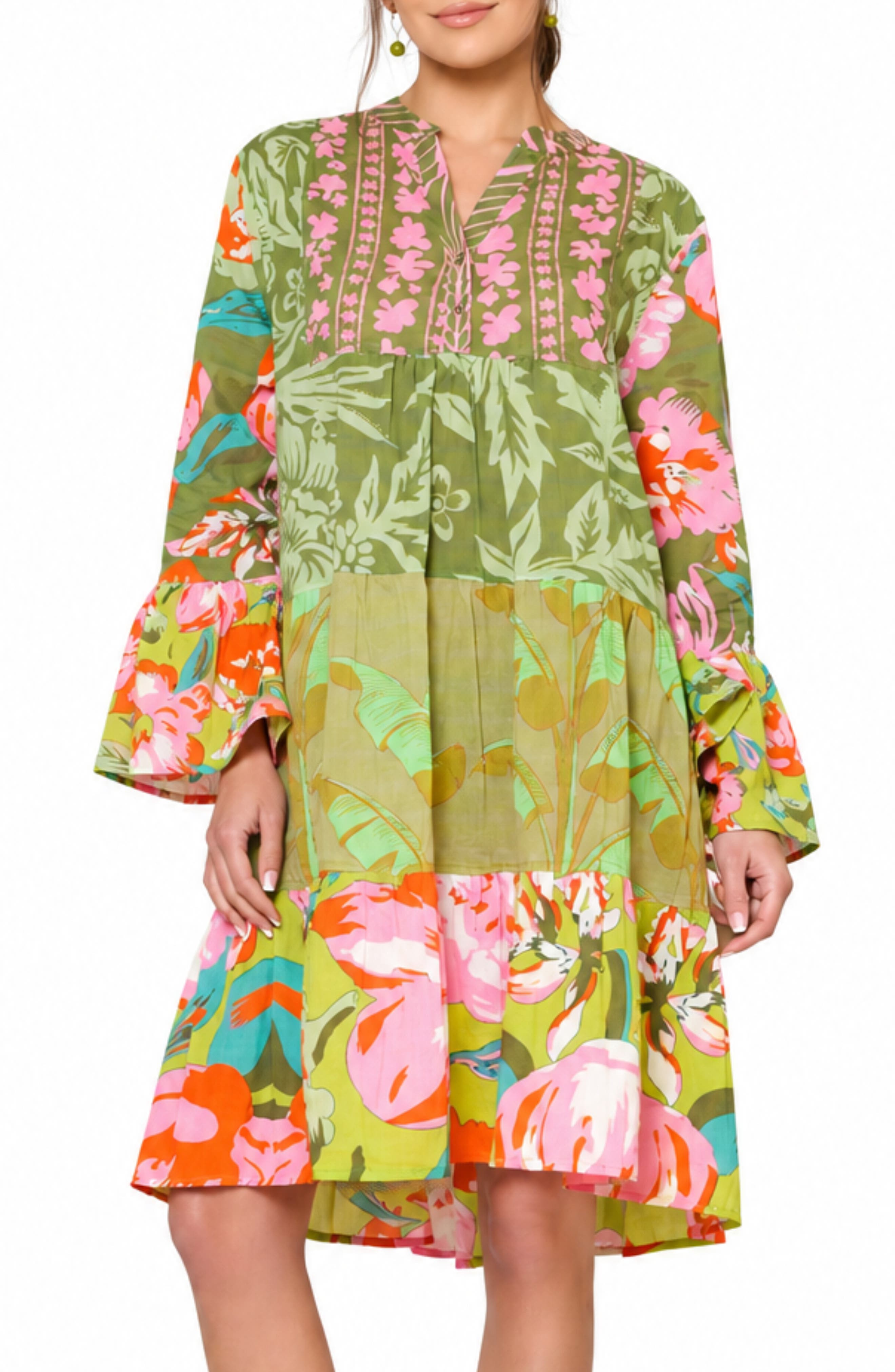 Patchwork Cotton Tunic