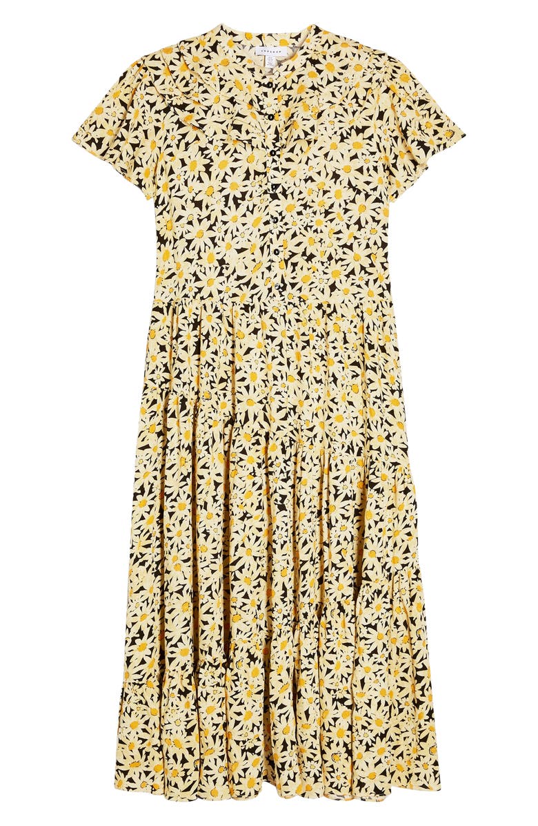 Topshop Daisy Frandad Shirtdress, Alternate, color, 