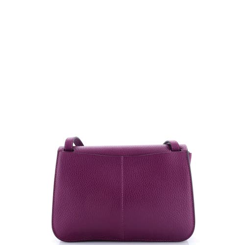 Pre-owned Hermes Hermes Halzan Bag Clemence 25 In Pink
