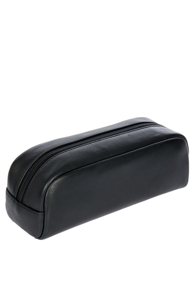Porsche Design Roadster Leather EVO Accessory Pouch, Alternate, color, Black