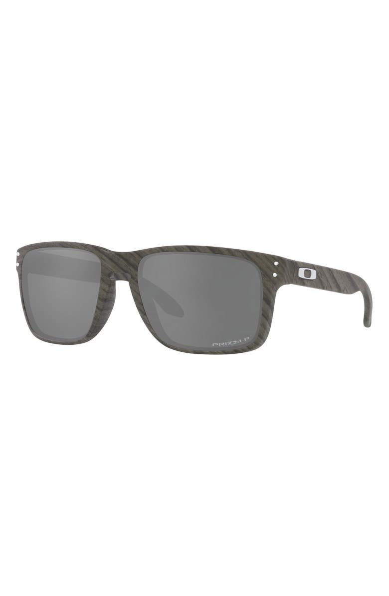 Oakley Holbrook XL 59mm Prizm<sup>™</sup> Polarized Square Sunglasses, Alternate, color, Black