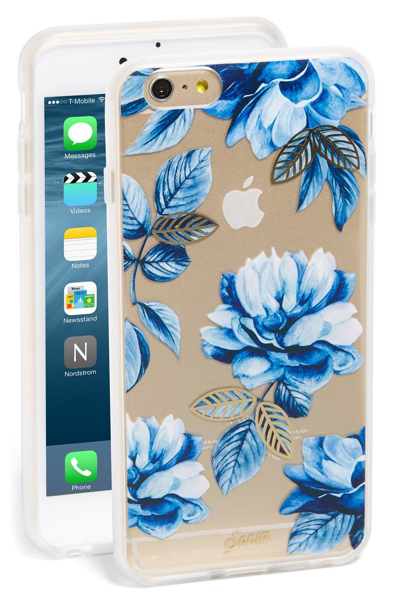 Sonix Indigo Floral iPhone 6 Plus/6s Plus Case, Main, color, 