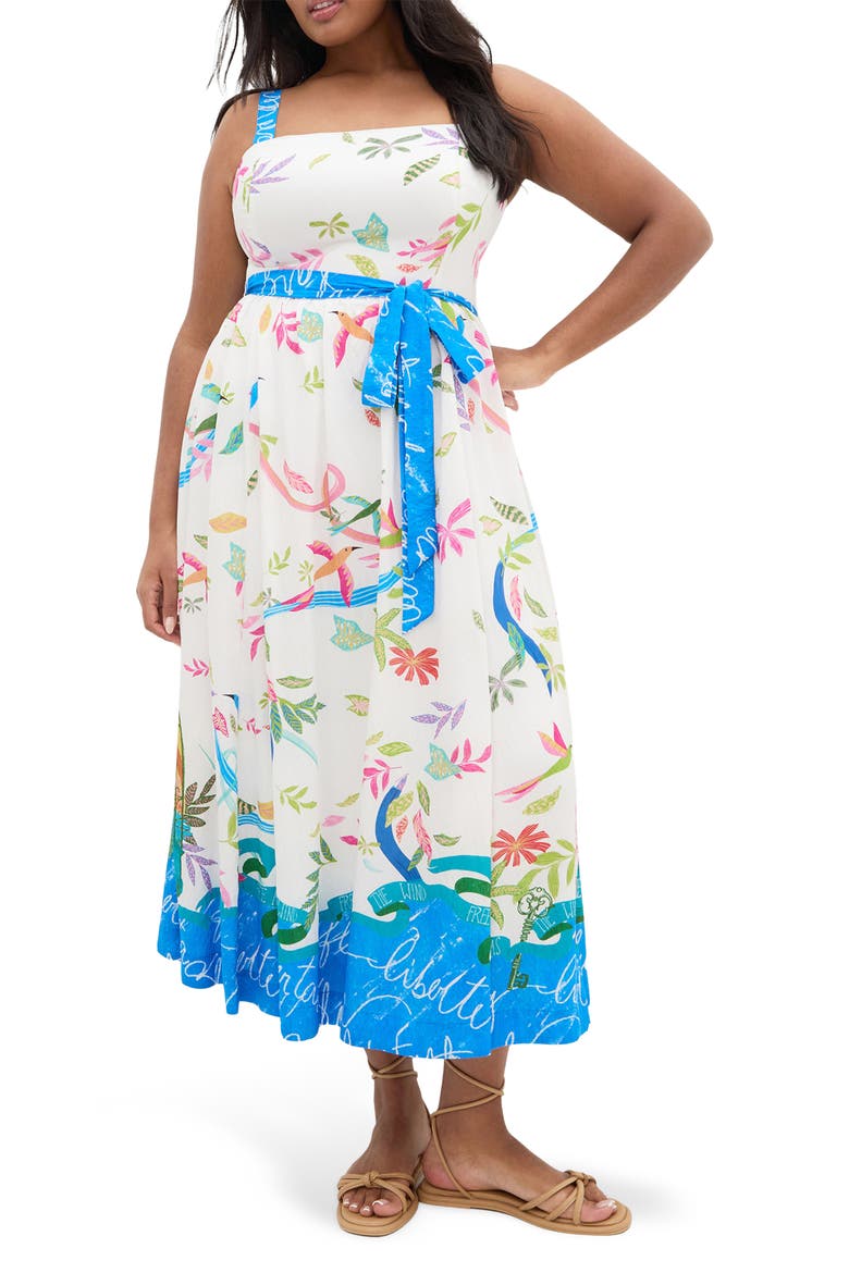 Free Spirit Print Sleeveless Maxi Dress, Main, color, FREE SPIRIT