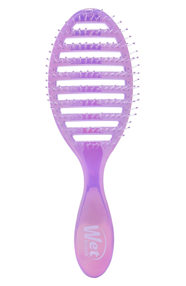 WET BRUSH Prismatic Glow Speed Dry Hair Brush, Alternate, color, Purple