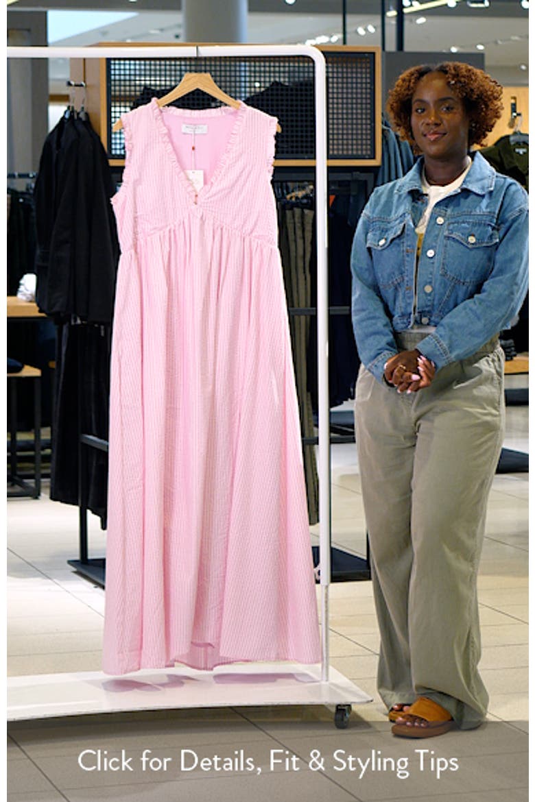 Kalan Ruffle Trim Maxi Dress video