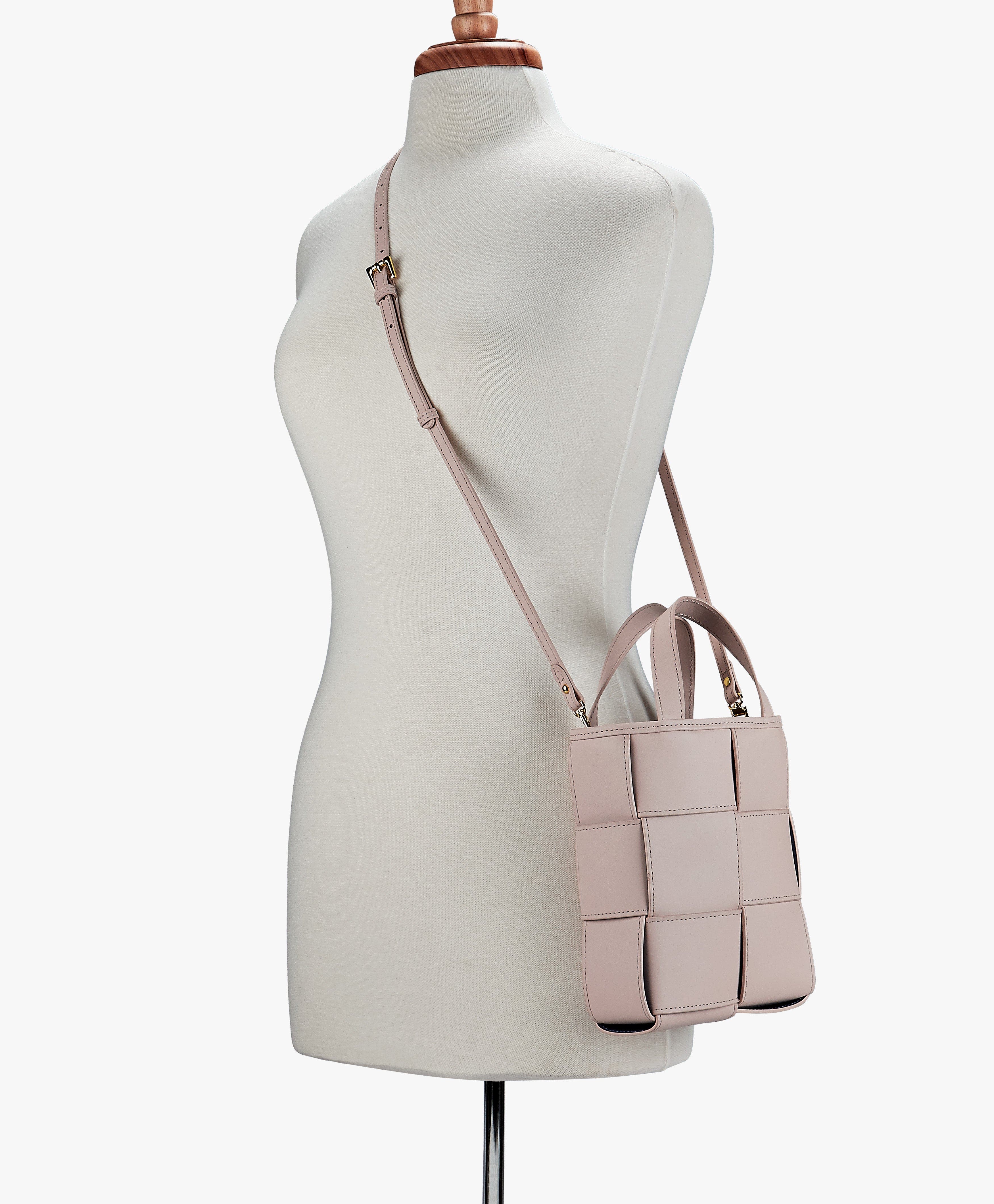 GiGi New York Chloe Mini Shopper, Alternate, color, Nude