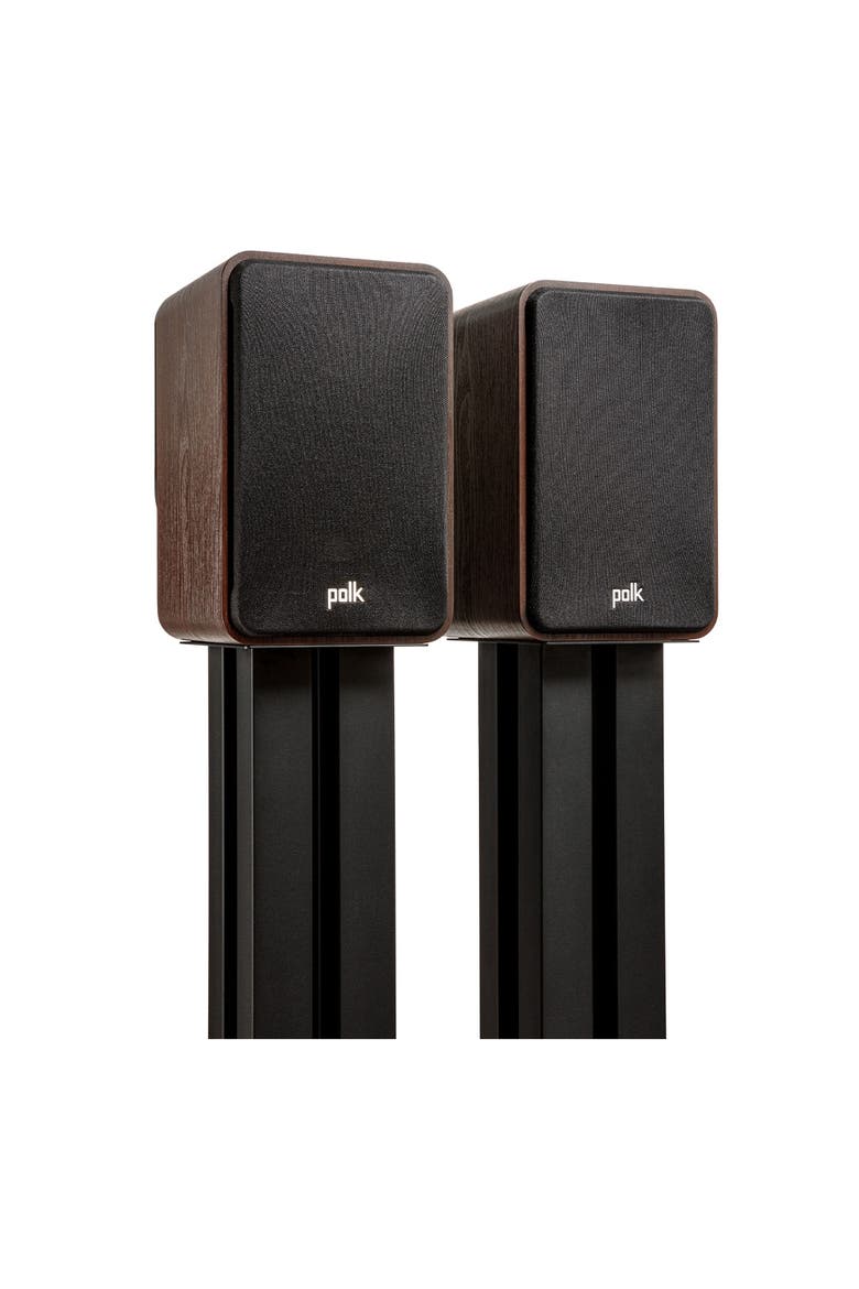 Signature Elite ES15 Compact Bookshelf Speakers - Pair, Alternate, color, Walnut
