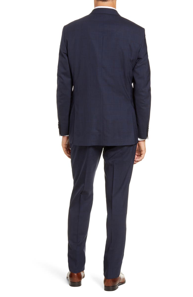 Peter Millar Classic Fit Plaid Wool Suit, Alternate, color,