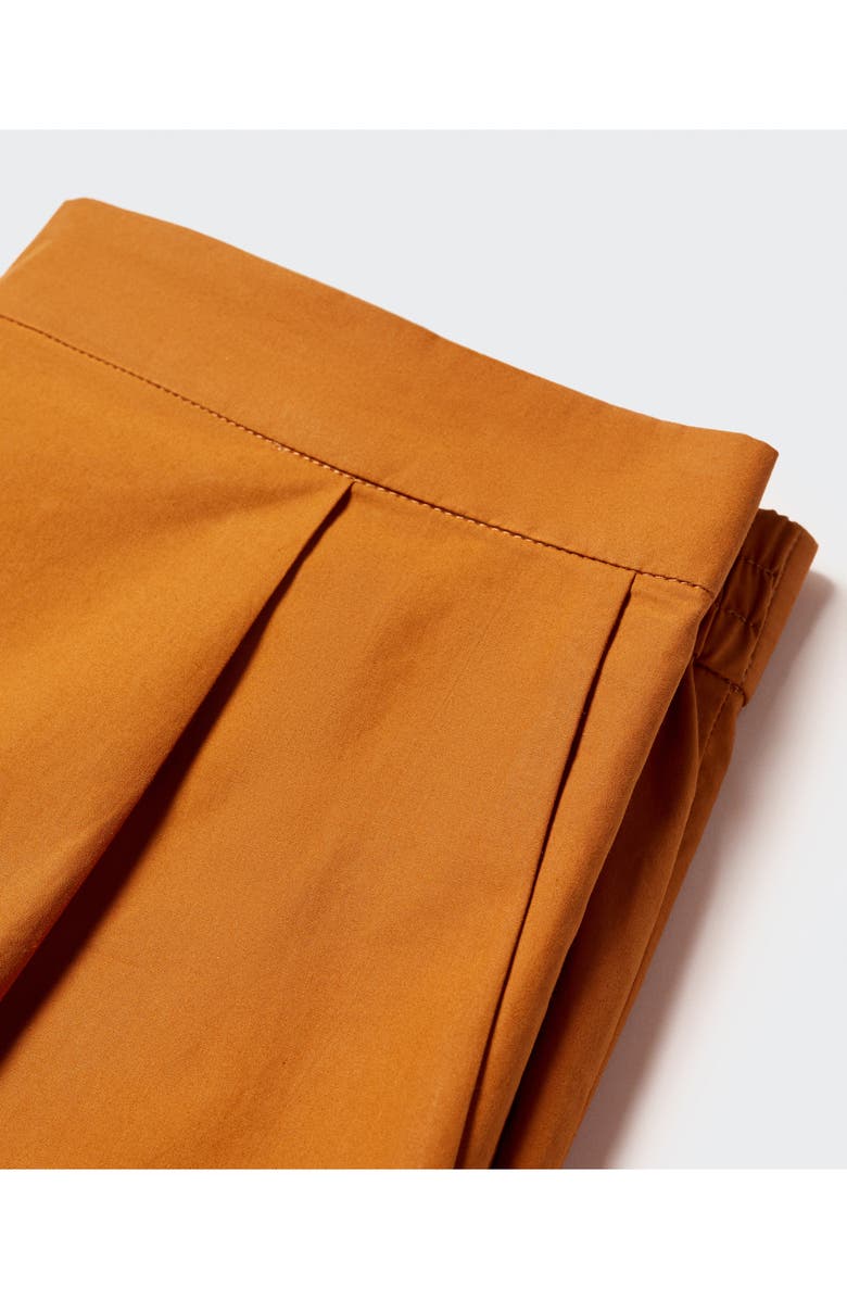 MANGO Pleat Front Ankle Pants, Alternate, color,