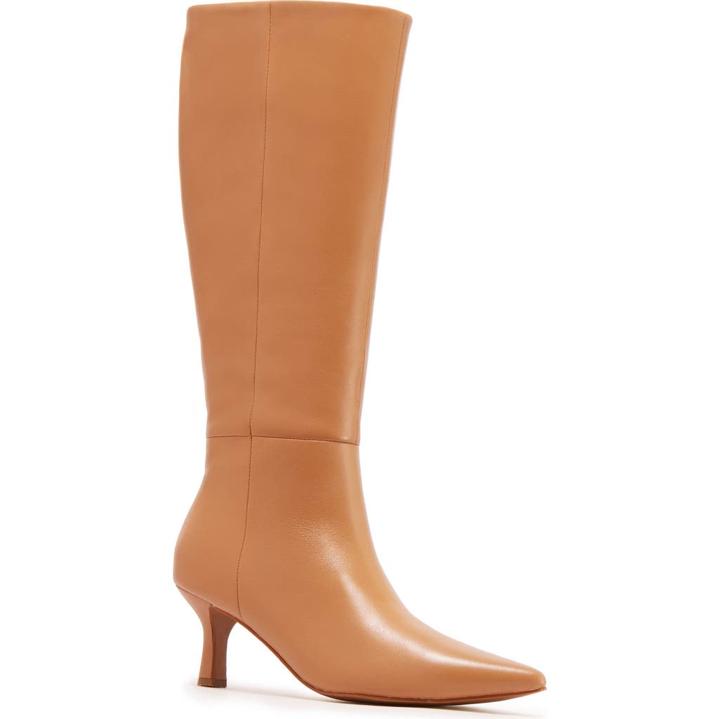 FRANKIE4 Allegra Pointed Toe Knee High Boot in Tan  product