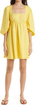 STAUD Sophie Long Sleeve Dress