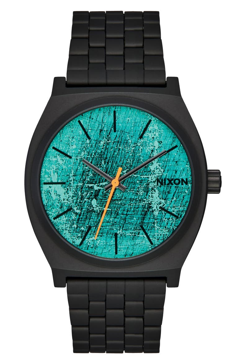 The Time Teller Bracelet Watch, 37mm, Main, color, BLACK / OXIDATION
