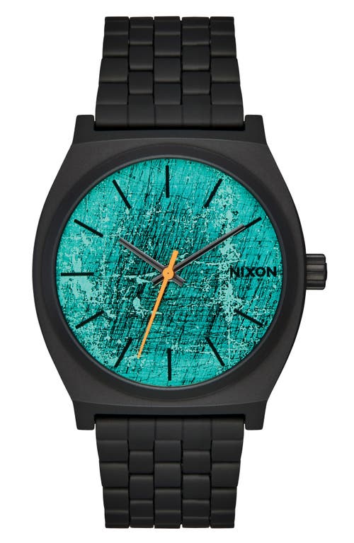 Nixon The Time Teller Bracelet Watch, 37mm In Black