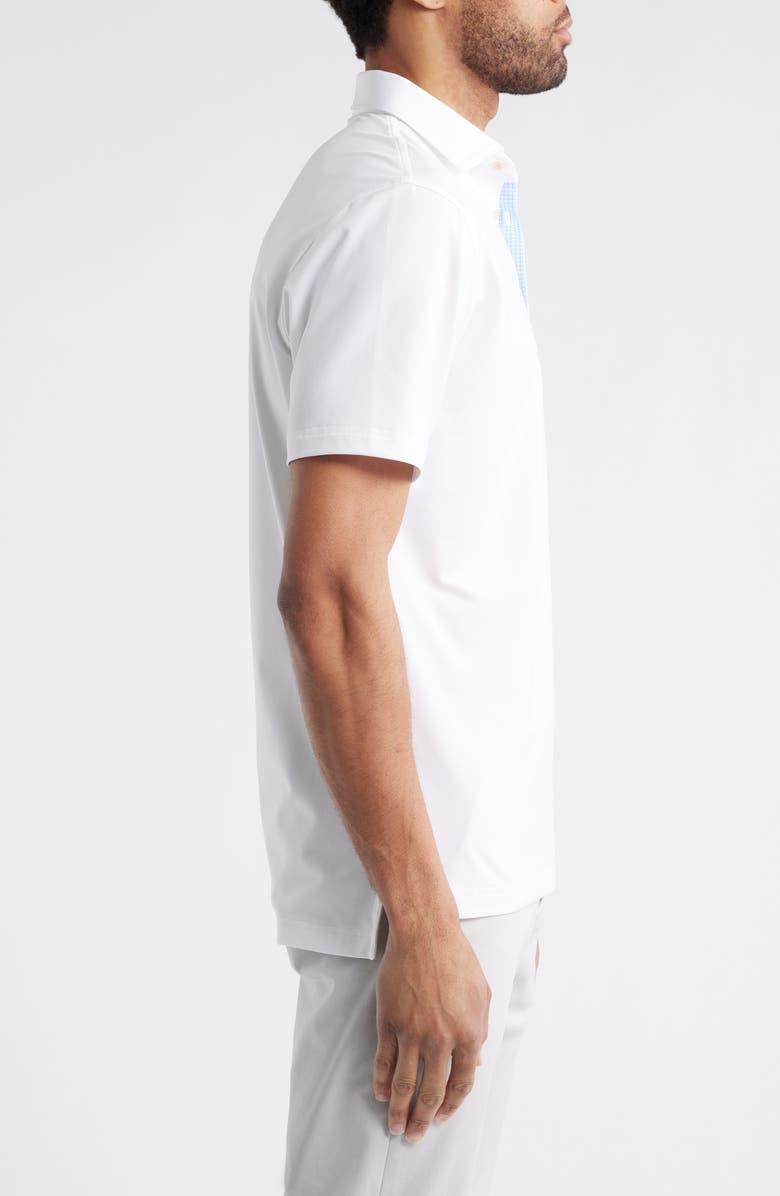 Peter Millar Solid Performance Jersey Polo, Alternate, color, White