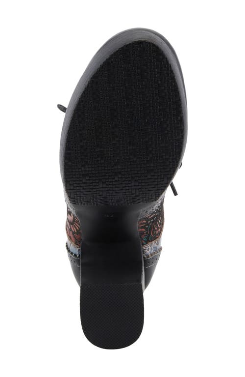 L'artiste By Spring Step Tothemax Wingtip Platform Derby In Black