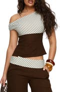 Princess Polly Past Life One-Shoulder Top