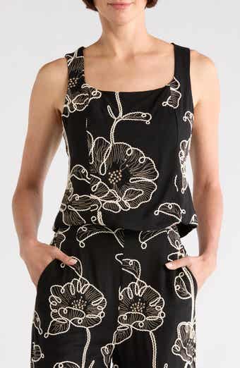 JASON WU Sleeveless Embroidered Top