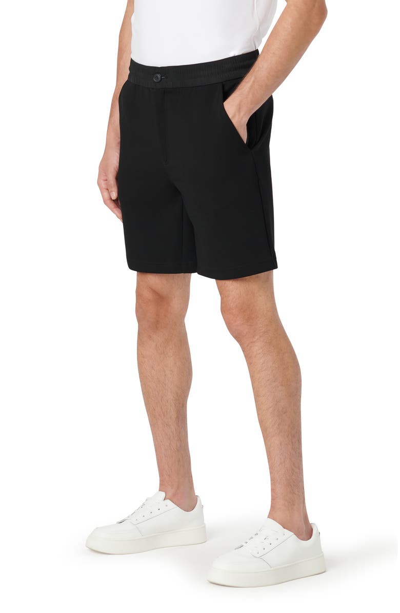 Bugatchi Flat Front Knit Shorts, Main, color, 